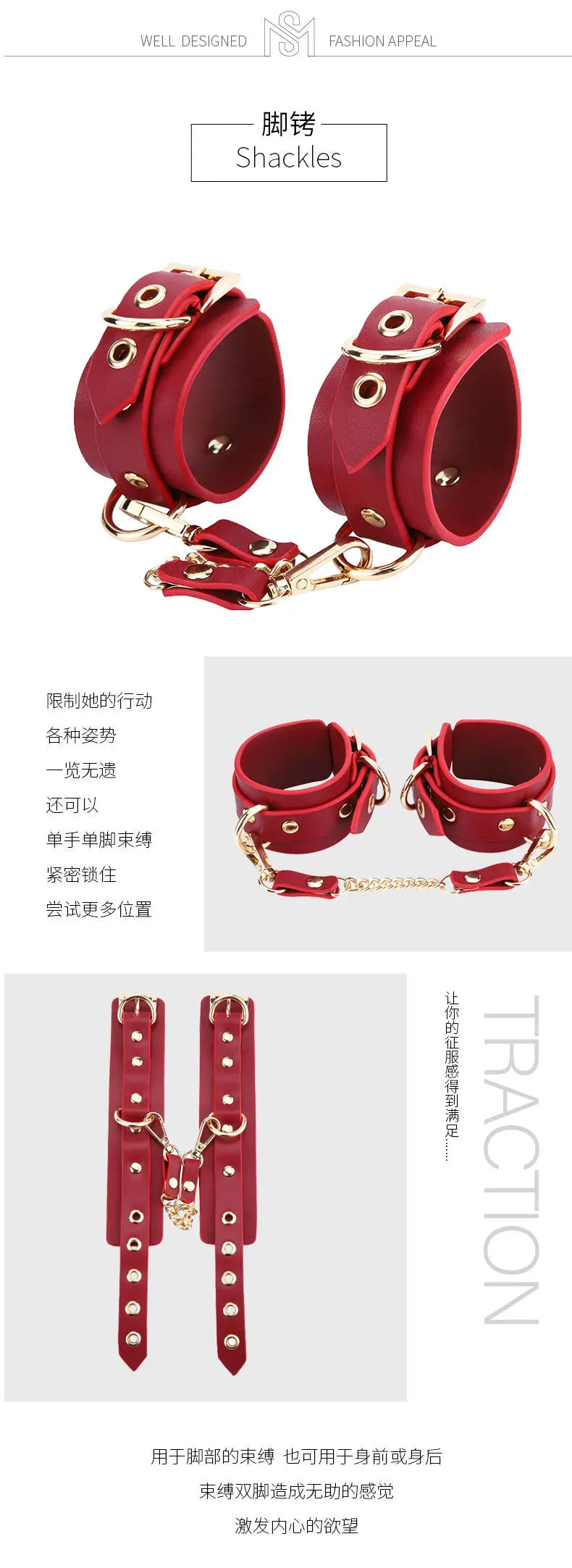 Thierry Sex Couple Bdsm Bondage Set Split Leather Restraints Collars Wrist Ankle Cuff Handcuffs Sex Toys For Women Adult Games