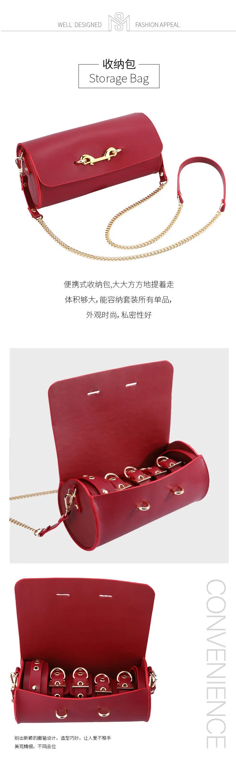 Thierry Sex Couple Bdsm Bondage Set Split Leather Restraints Collars Wrist Ankle Cuff Handcuffs Sex Toys For Women Adult Games