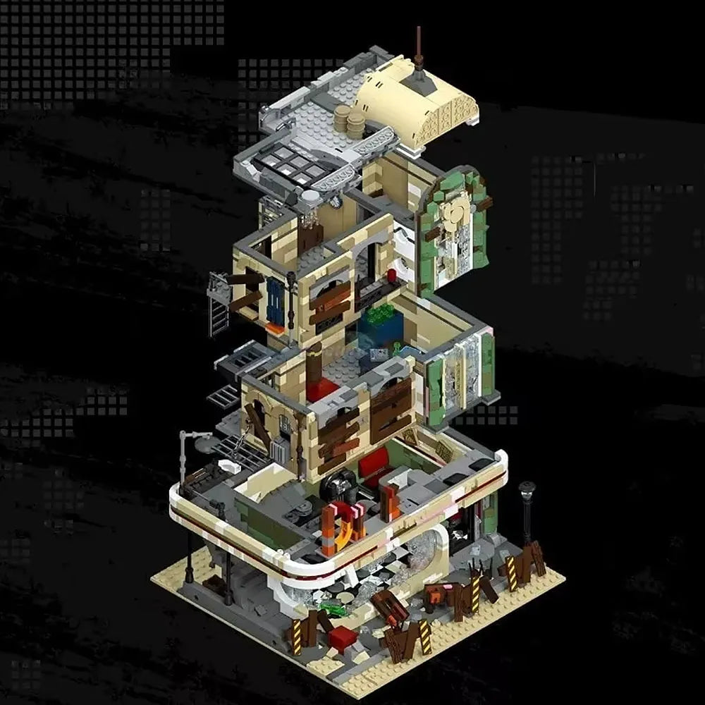 Creator Expert Downtown Diner Restaurant Doomsday Series MOC 89101 Architecture Bricks Model Blocks Building set Toy Gift