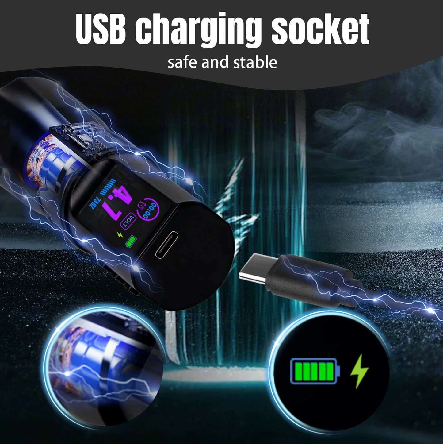 Wireless Tattoo Pen Tattoo Machine Dual Mode Direct Drive OLED Screen Timing Function Battery 1800mAh Suitable tattoo artists