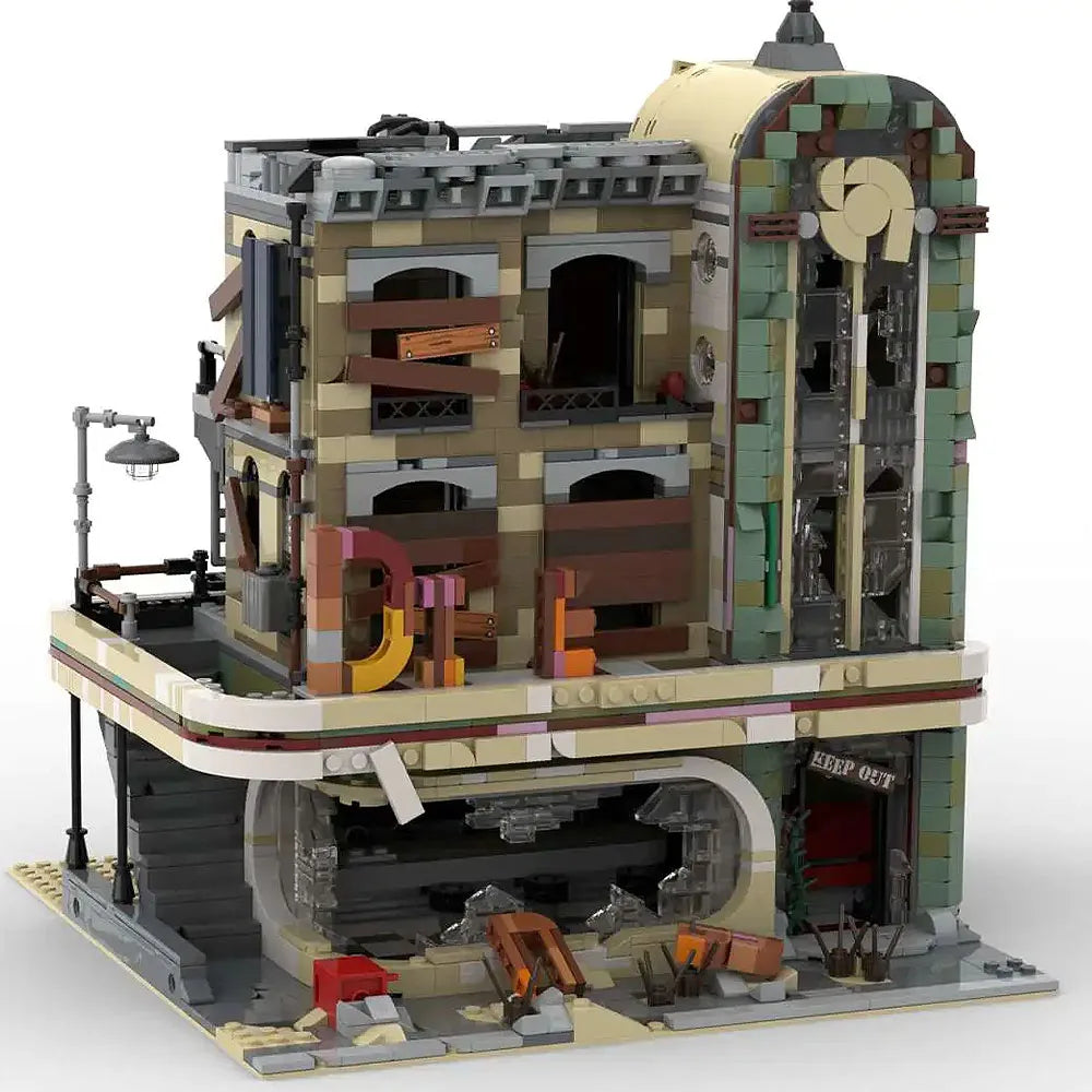 Creator Expert Downtown Diner Restaurant Doomsday Series MOC 89101 Architecture Bricks Model Blocks Building set Toy Gift