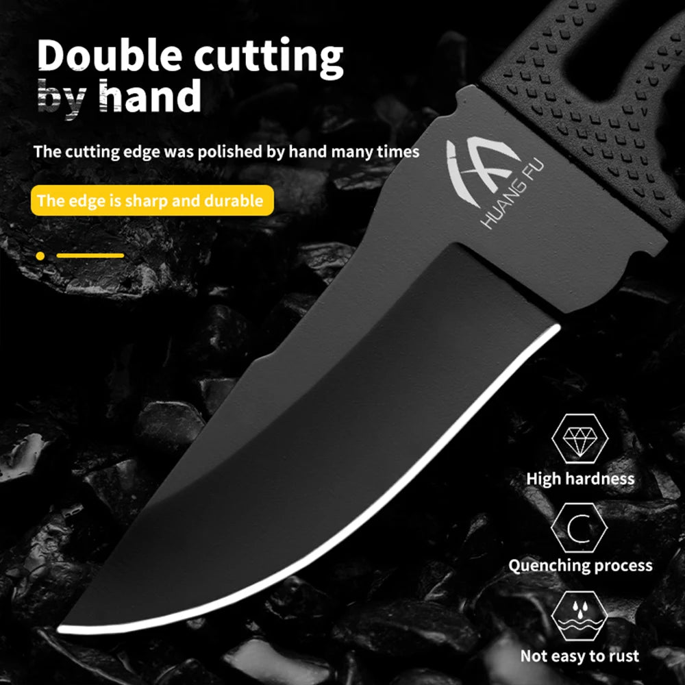HUANGFU High quality fixed blades, outdoor straight knives, wilderness survival knives, men's knives, tactical knives