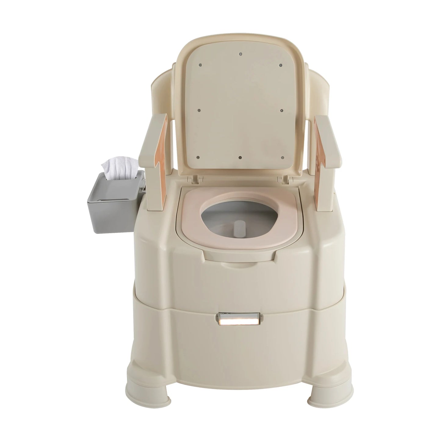 Toilet With Sensor Night Light,bedside Toilet With Maximum Load 200kg, Portable Toilet