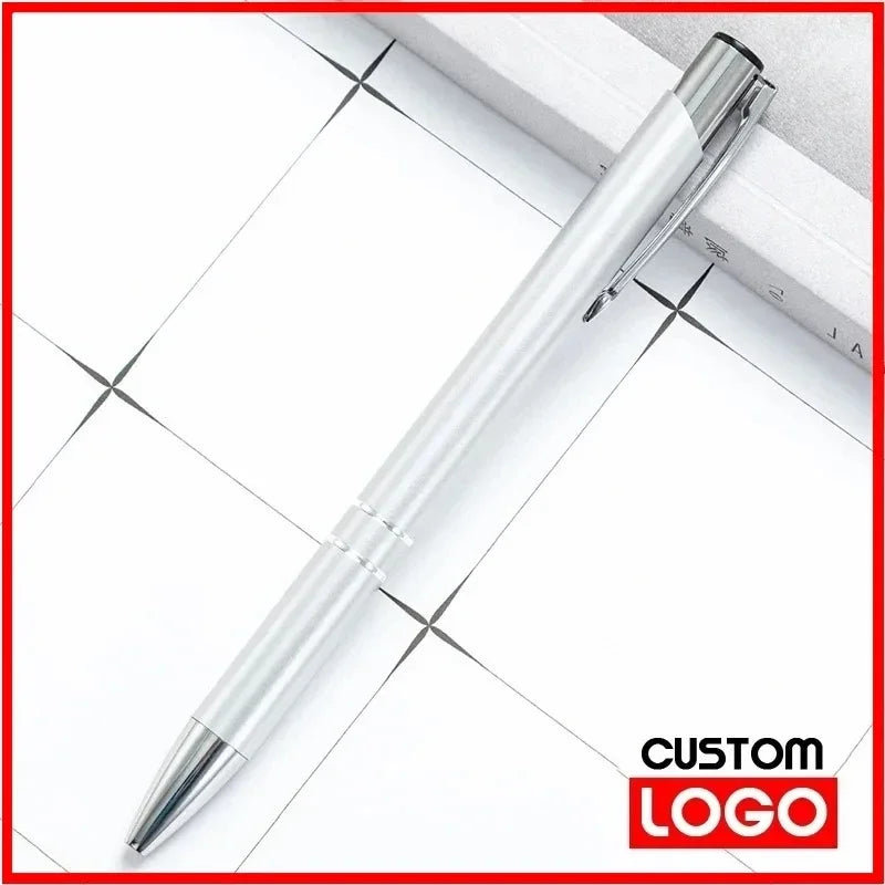 20-200 Pens Wholesale Hot Sell Custom Ballopint Pen Metal Ball Pen Support Print Logo Advertising Personalized Pen Advertising
