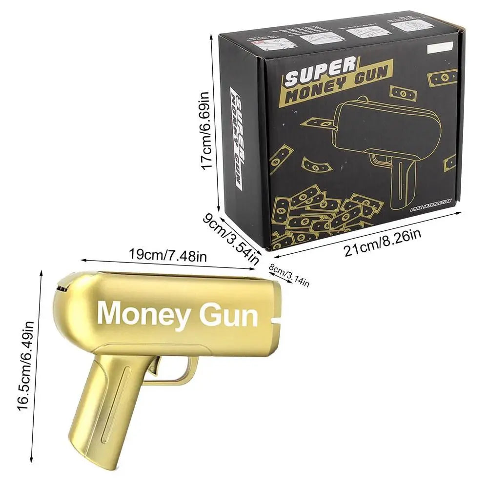 Shooter Money Guns Toy Party Banknote Shooter Pistols Paper Money Shooter Throwing Machine Funny Game Fashion Gift Party Toys