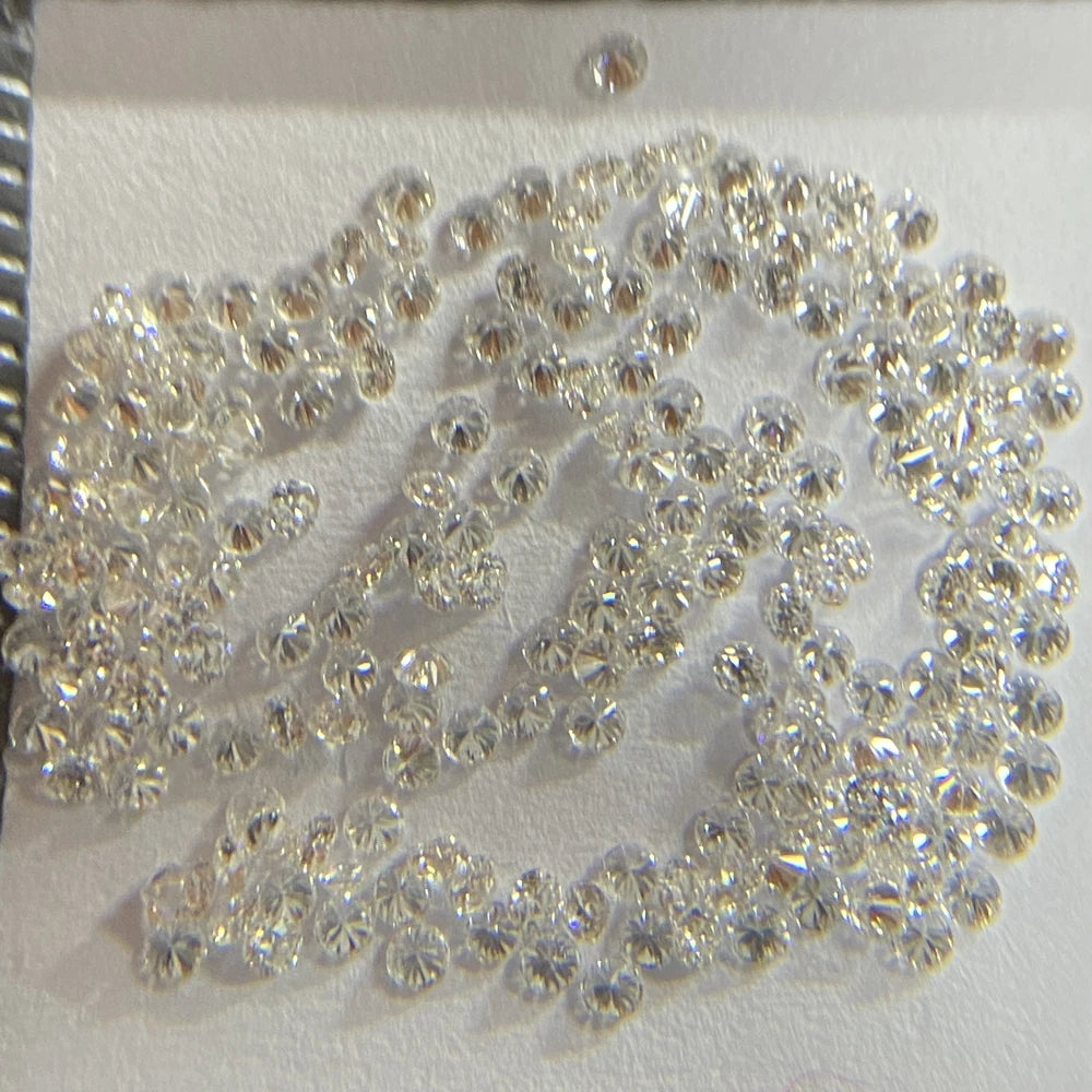 Meisidian 60pieces 1.10mm FG VS Natural Diamond Real Original India Stones 0.006ct One Piece