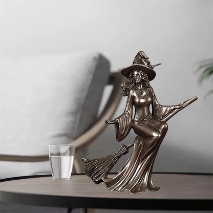 Nordic Witch Statue Sculpture Goddess Figurines Witch Figurines Collectibles Sorceress