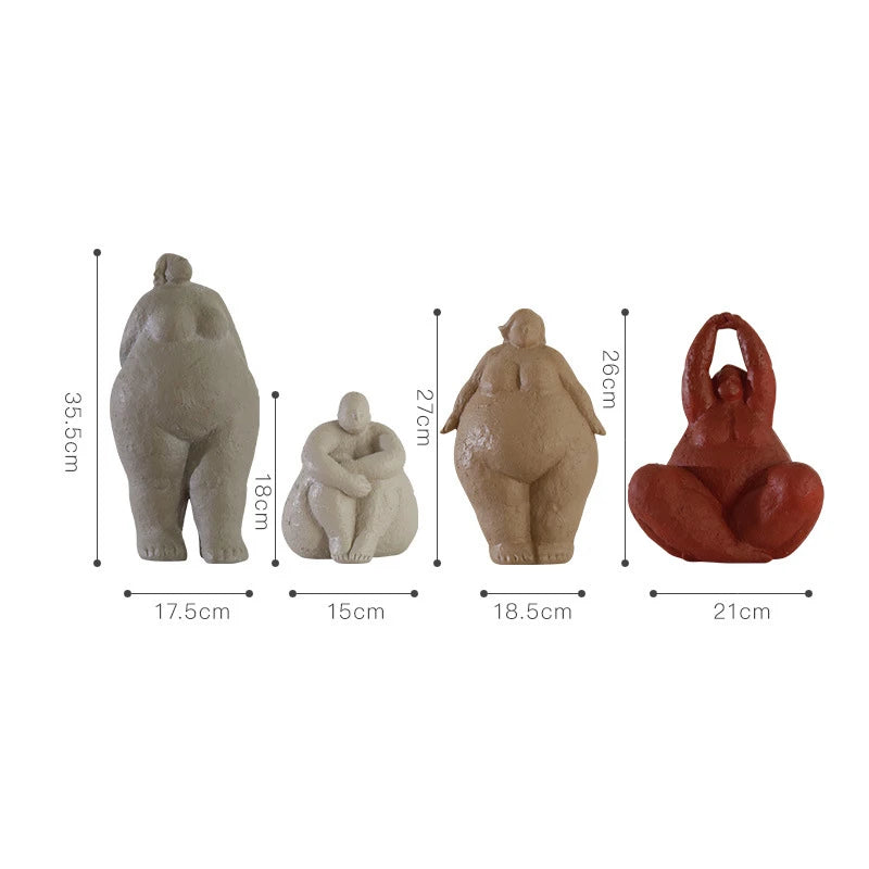 Statue Sculpture Figurines For Interior Desk Accessories Home Decoration Accessories Nordic