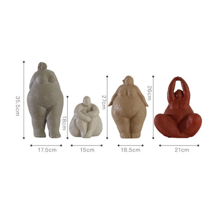 Statue Sculpture Figurines For Interior Desk Accessories Home Decoration Accessories Nordic