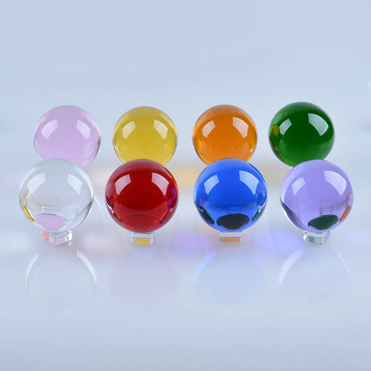 50mm Crystal Ball Crystal Stand Natural Quartz, Healing Quoted Sphere 50mm