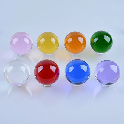 50mm Crystal Ball Crystal Stand Natural Quartz, Healing Quoted Sphere 50mm