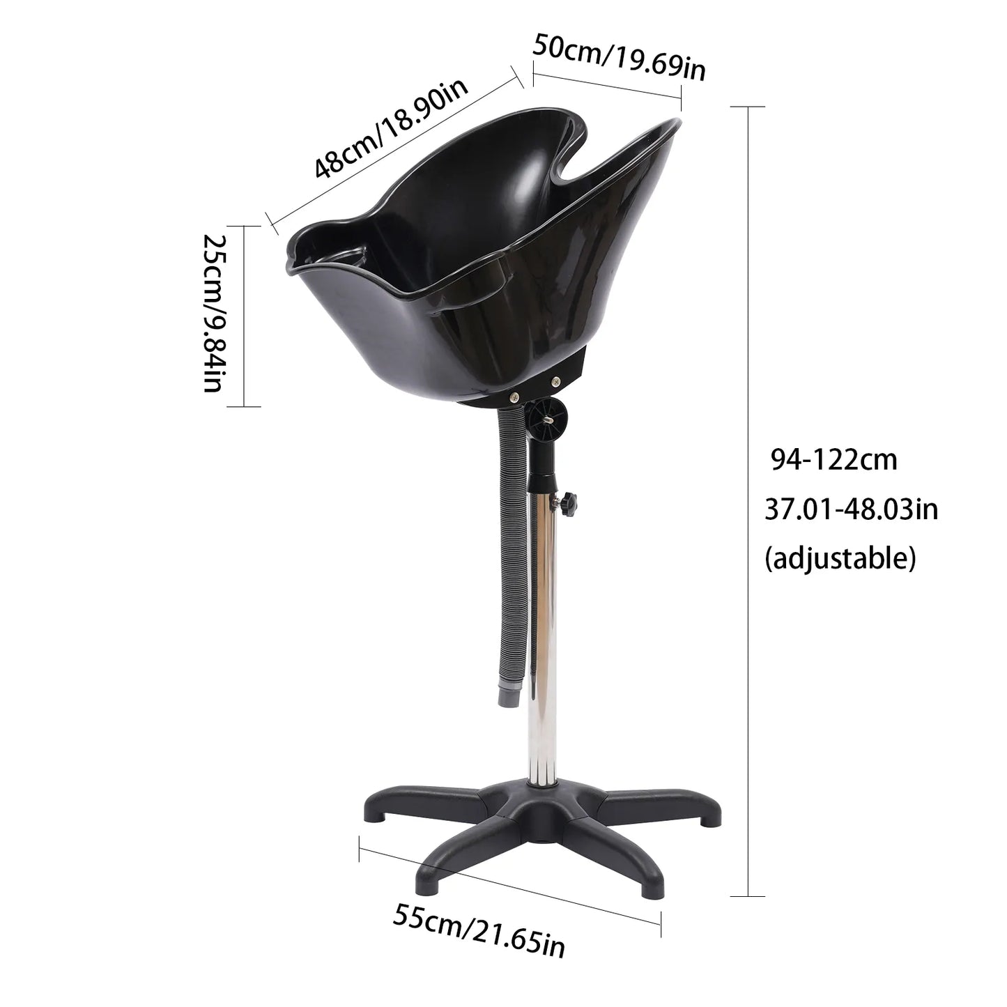 Plastic Shampoo Basin Can Be Used For Personal And Professional Hair Salon Tools