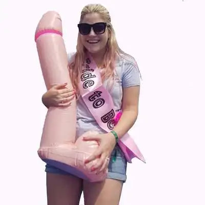 90CM  Bachelorette Party Inflatable Blow Up Willy Penis Funny Sex products Hen Stag Night Party