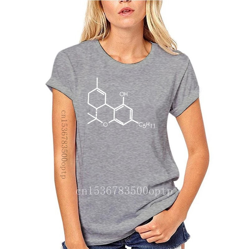 Man Clothing New Branded Tee Shirt Online  THC Chemical Equationplant Smoke 420 Grass Pot T Shirt Mens Hop Design Your Own