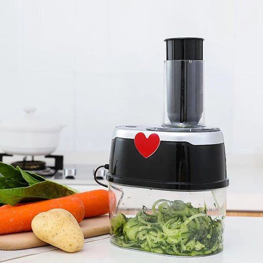 Multifunctional Vegetable Shredder Slicer Onion Chopper and Cheese Grater Machine Electric Vegetable Cutter Chopper