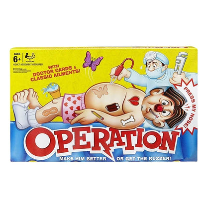 Party Operation Game Table Entertainment Board Children Education Hand Eye Coordination Doctor