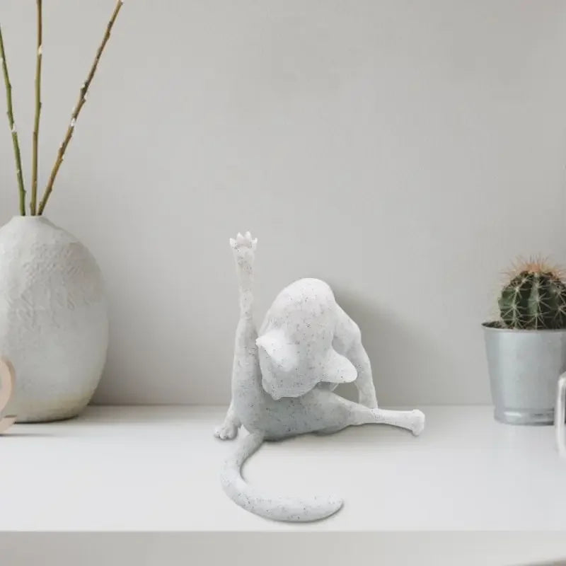 Funny Cat Figurine No Shame Cat Sculpture Gift For Cat Lovers A Cat Butt Gift Funny Cat Statue