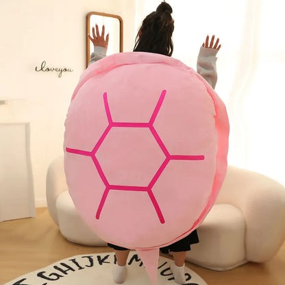 100cm Shell Plush Funny Turtle Shell Plush Toy Children Sleeping Bag Stuffed Soft Tortoise Pillow