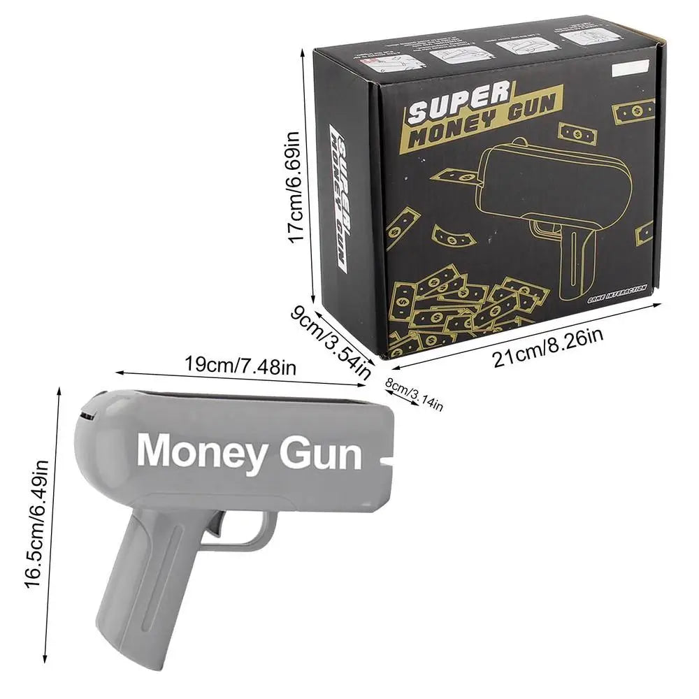 Shooter Money Guns Toy Party Banknote Shooter Pistols Paper Money Shooter Throwing Machine Funny Game Fashion Gift Party Toys