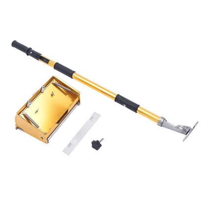 9.8'' Drywall Master Tools Plastering Flat Finishing, 40-63.8'' Extendable Handle Max 64''