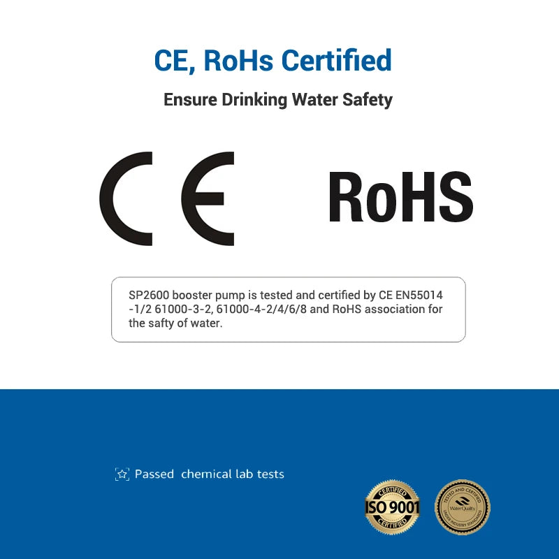 Coronwater 100 Gpd Self Priming RO Water Booster Pump in Reverse Osmosis