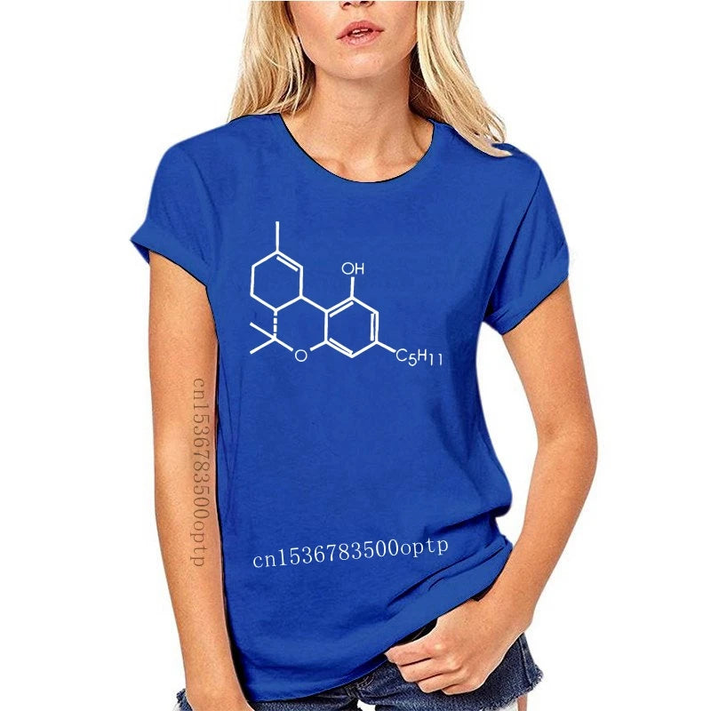 Man Clothing New Branded Tee Shirt Online  THC Chemical Equationplant Smoke 420 Grass Pot T Shirt Mens Hop Design Your Own