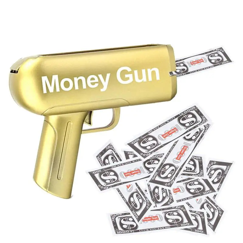 Money Shooter Toy Funny Outdoor Banknote Toys Cash Shooter Money Dispenser