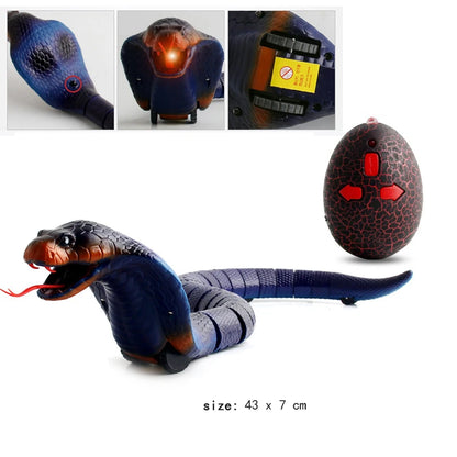 RC Snake Toys for Kids Novelty Gag Adult Halloween Pranks Girl Child Funny Gift Remote Control Animal Spider Electric Toy Robots