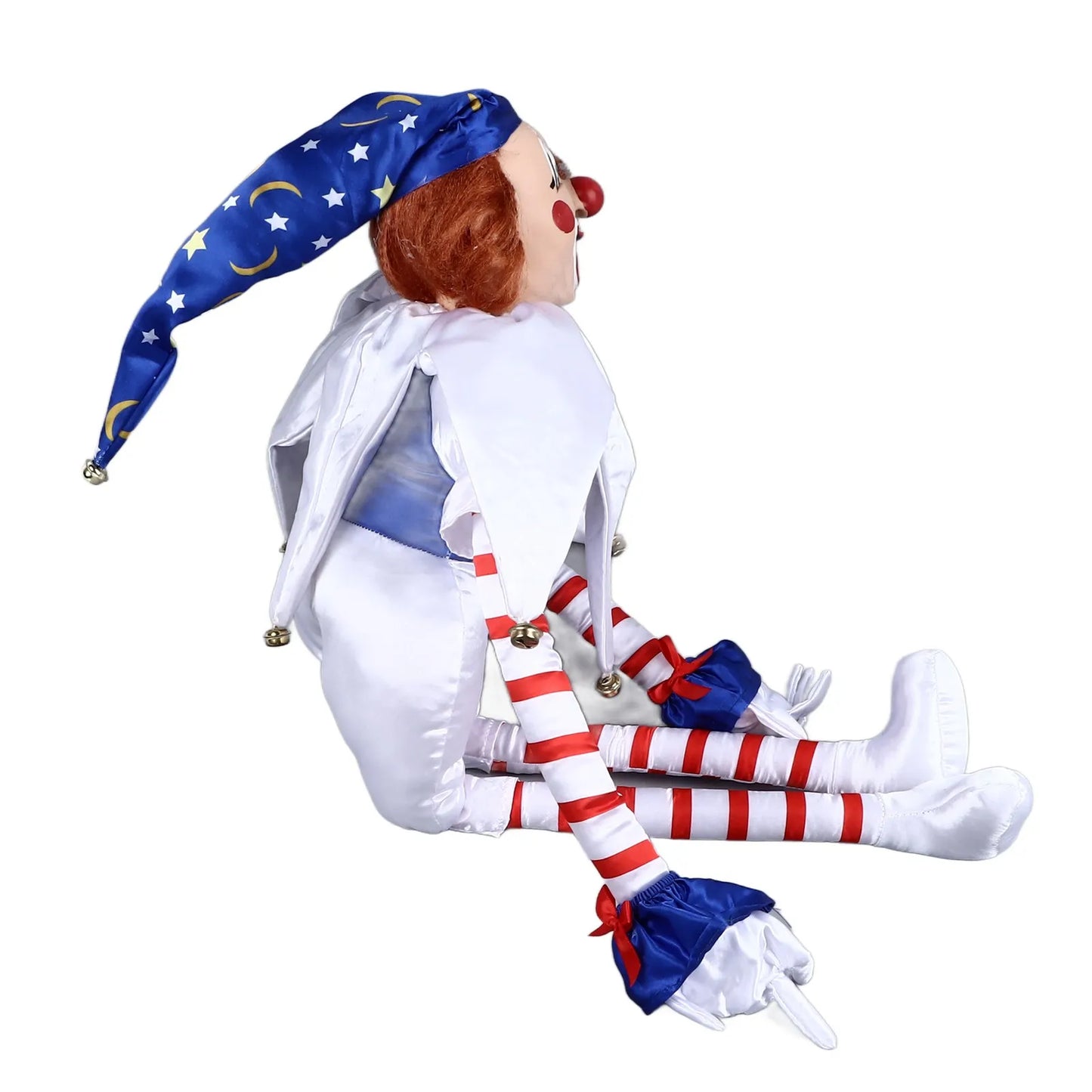 Clown Doll Decoration Halloween Clown Doll Eerie Clown Doll Decoration Hanging Scary Clown Ornament for Horror Themed Activities