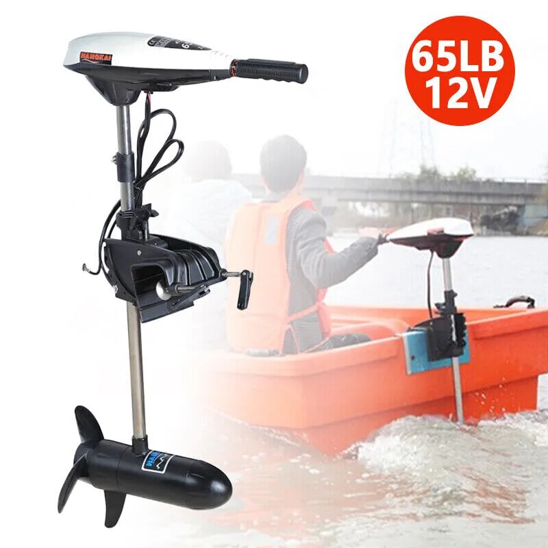 65LBS Thrust Electric Trolling Motor Outboard Motor Fishing Boat Engine 12V 660W