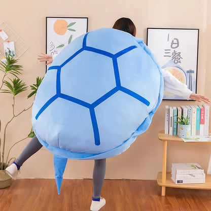 100cm Shell Plush Funny Turtle Shell Plush Toy Children Sleeping Bag Stuffed Soft Tortoise Pillow