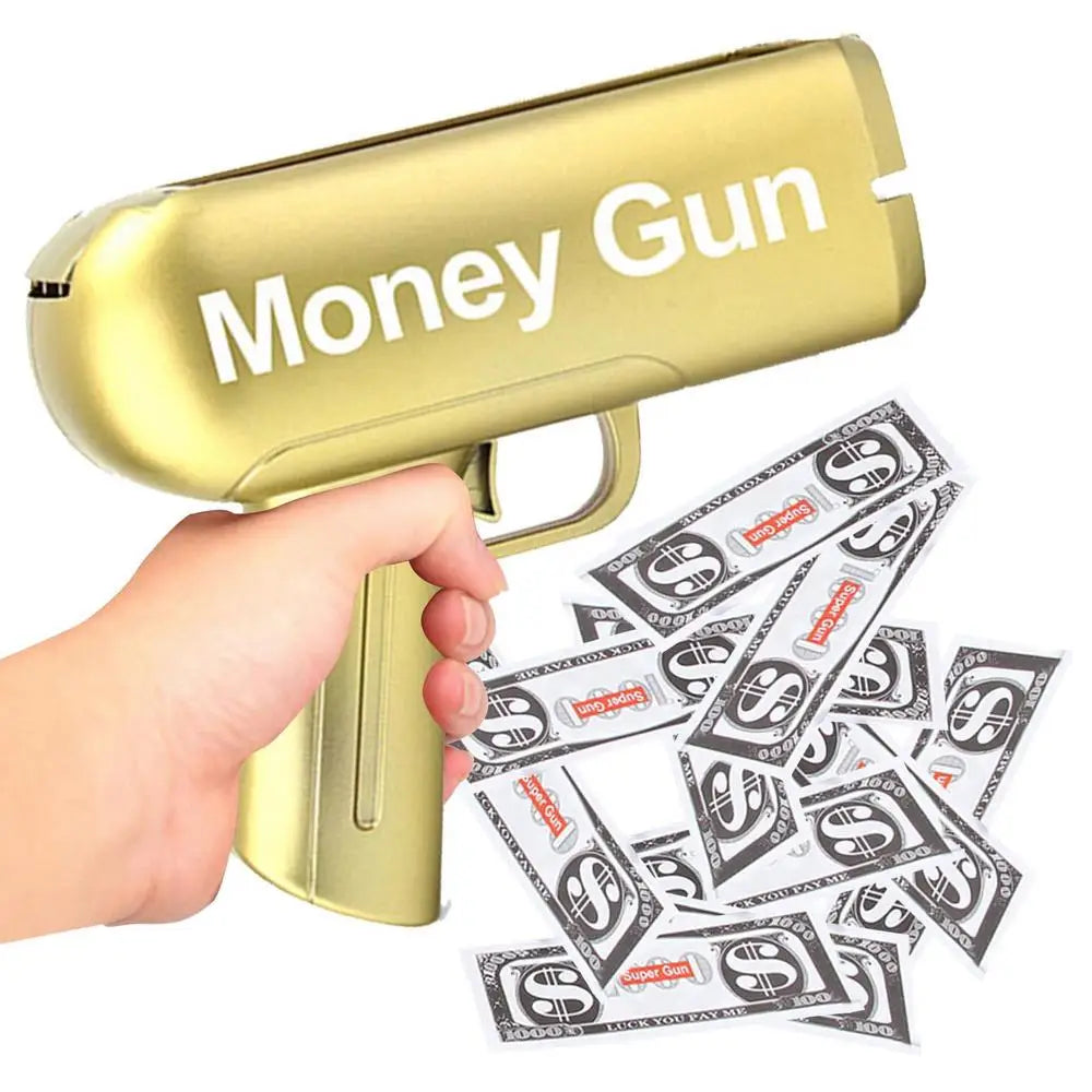 Shooter Money Guns Toy Party Banknote Shooter Pistols Paper Money Shooter Throwing Machine Funny Game Fashion Gift Party Toys