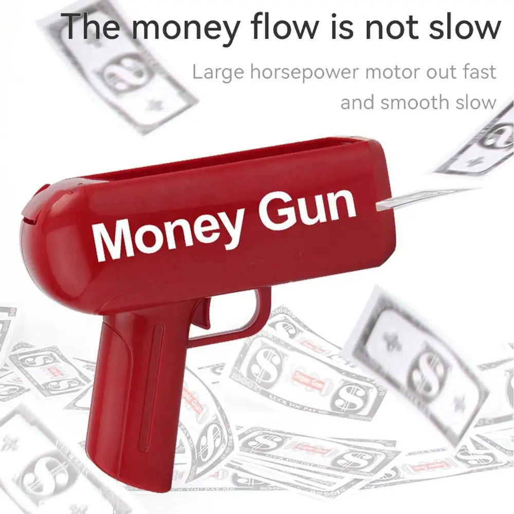 Shooter Money Guns Toy Party Banknote Shooter Pistols Paper Money Shooter Throwing Machine Funny Game Fashion Gift Party Toys