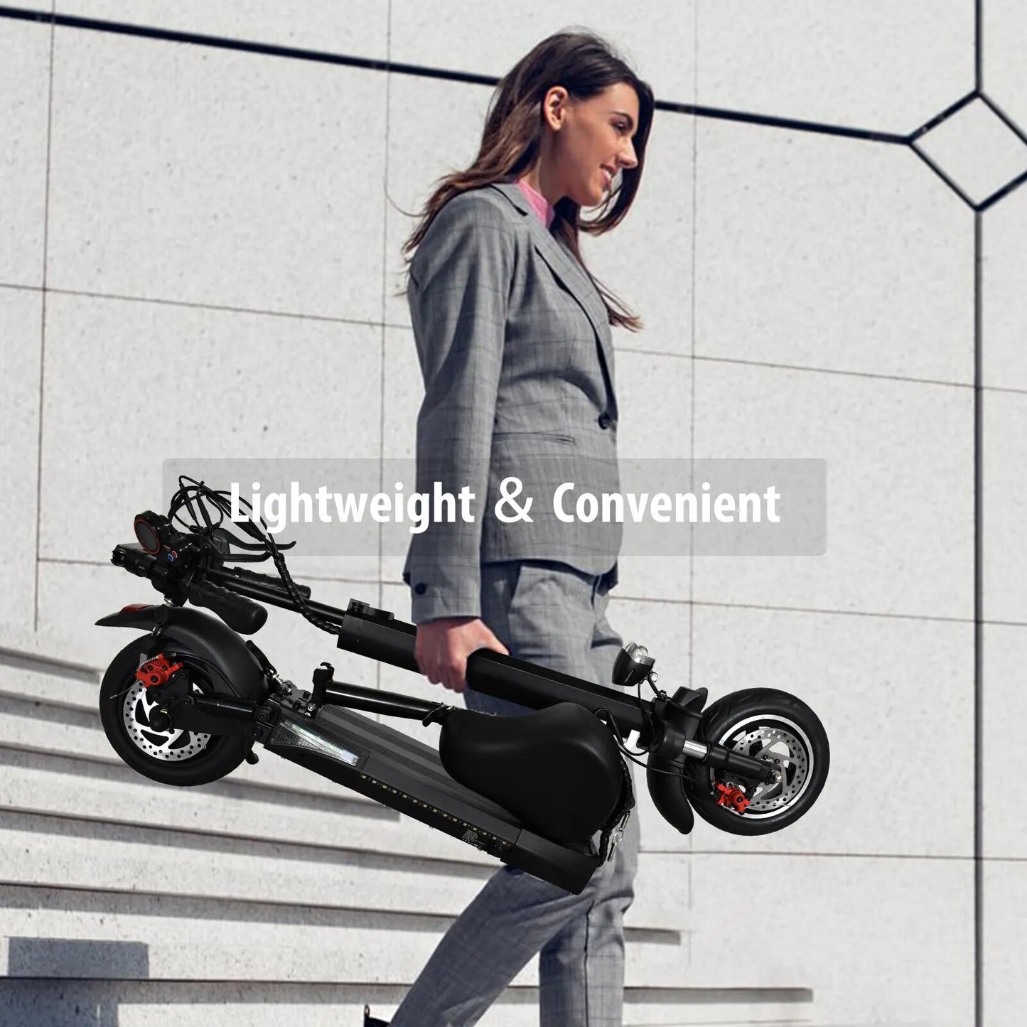 HVD-3 Adults Electric Scooters 800W 48V15A Foldable Electric Kick Scoot With Seat Max Speed 45-50KM/H USA/EU/UK Warehouse