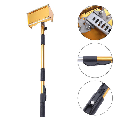 9.8'' Drywall Master Tools Plastering Flat Finishing, 40-63.8'' Extendable Handle Max 64''