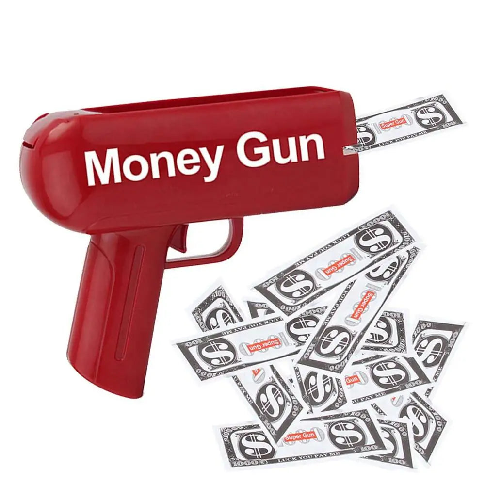 Shooter Money Guns Toy Party Banknote Shooter Pistols Paper Money Shooter Throwing Machine Funny Game Fashion Gift Party Toys