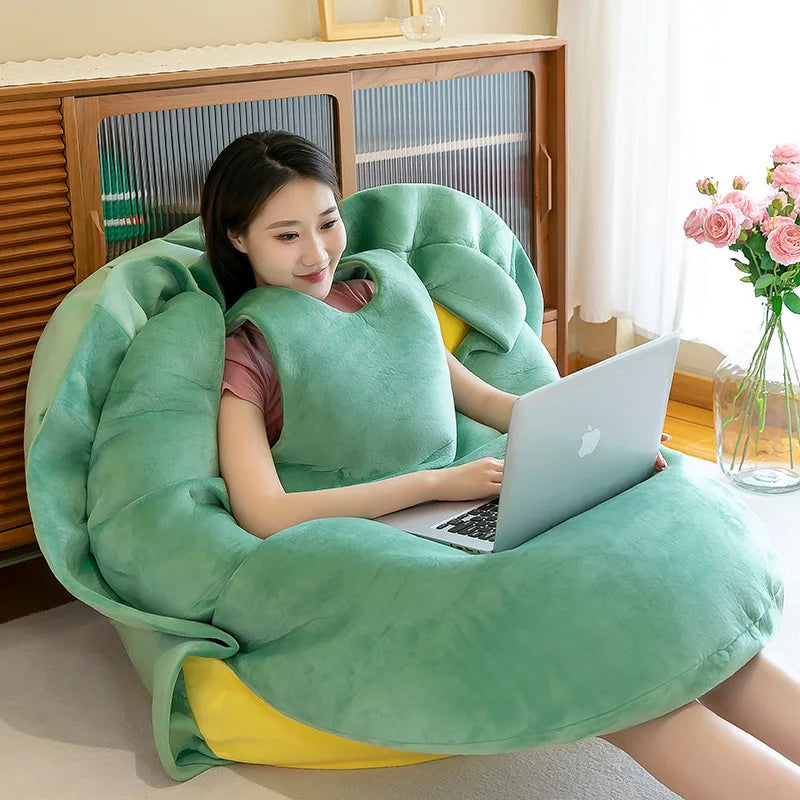 100cm Shell Plush Funny Turtle Shell Plush Toy Children Sleeping Bag Stuffed Soft Tortoise Pillow